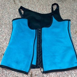 Blue waist trainer